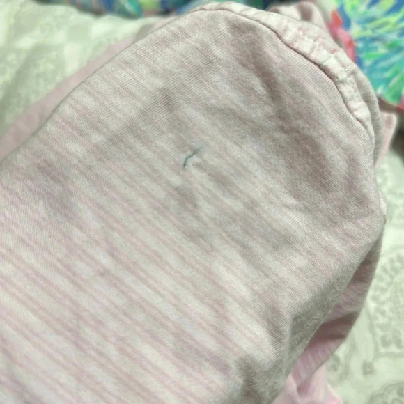 EUC Vineyard Vines Island Polo Pink Striped - Picture 3 of 3